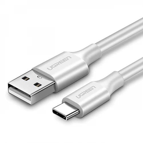 USB kabelis Ugreen US287 balts Type-C 50cm