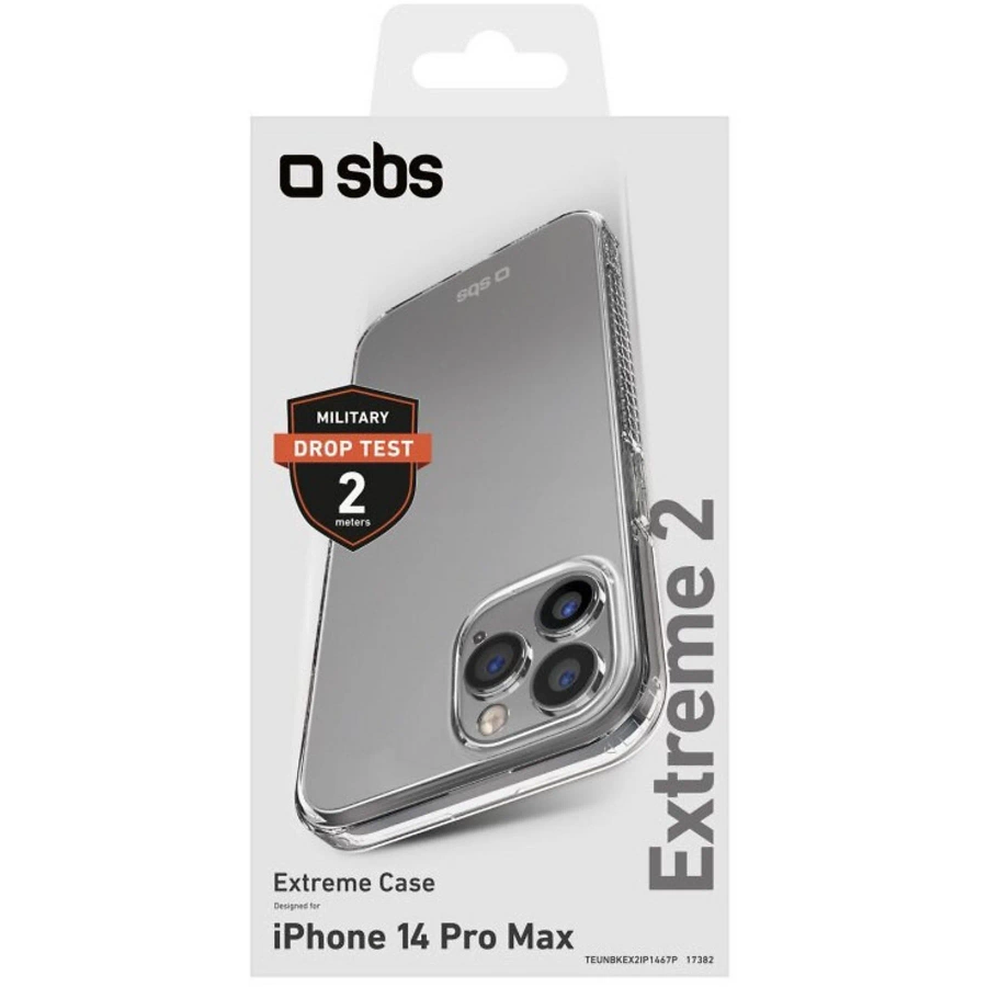 SBS Extreme X2 Maciņš iPhone 14 Pro Max caurspīdīgs