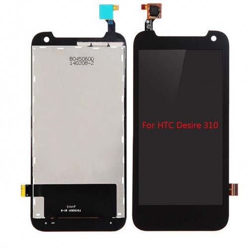 LCD Displejs Saderīgs ar HTC Desire 310 Melns HQ