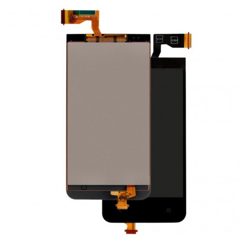 LCD Displejs Saderīgs ar HTC Desire 300 Melns HQ