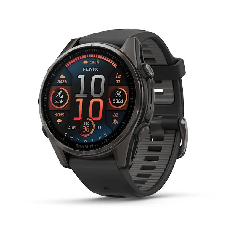 Viedpulkstenis Garmin Fenix 8 Sapphire melns/pelēks
