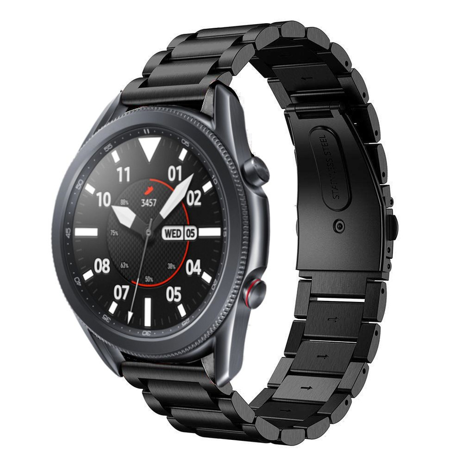 Siksniņa TECH-PROTECT STAINLESS SAMSUNG GALAXY WATCH 3 45MM melns
