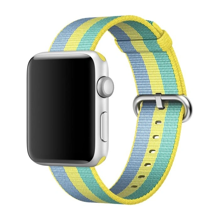 Siksniņa APPLE WOVEN NYLON APPLE WATCH MPW62ZM/A 42MM / 44MM / 45MM / 49MM ziedputekšņu ORIĢINĀLAIS IEPAKOJUMS