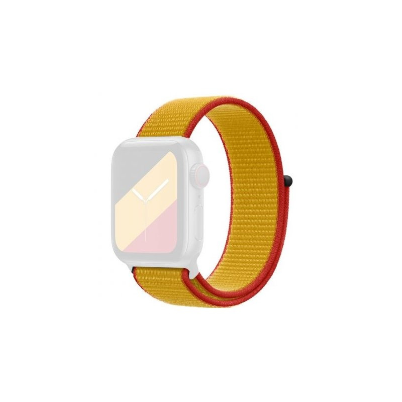 Siksniņa ORIGINAL APPLE INTERNATIONAL COLLECTION NYLON MXUE2ZM/A 38/40/41/42MM BELGIUM UNIVERSAL SIZE ORIĢINĀLAIS IEPAKOJUMS