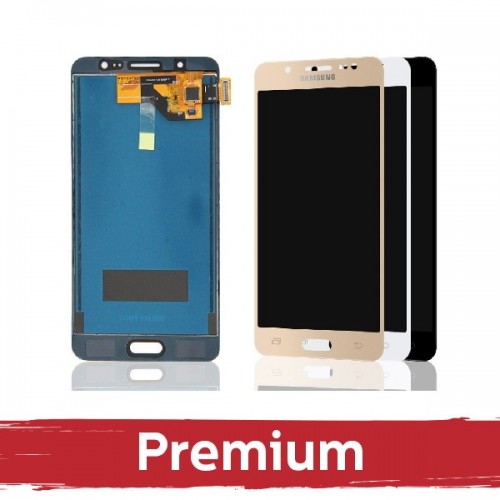 LCD Displejs Saderīgs ar Samsung J510 2016 J5 Zeltains OEM