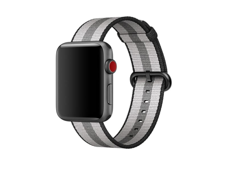 Siksniņa APPLE WOVEN NYLON APPLE WATCH MQVR23ZM/A 42MM melns ORIĢINĀLAIS IEPAKOJUMS