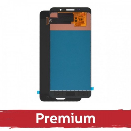 LCD Displejs Saderīgs ar Samsung A510 2016 A5 Melns OEM