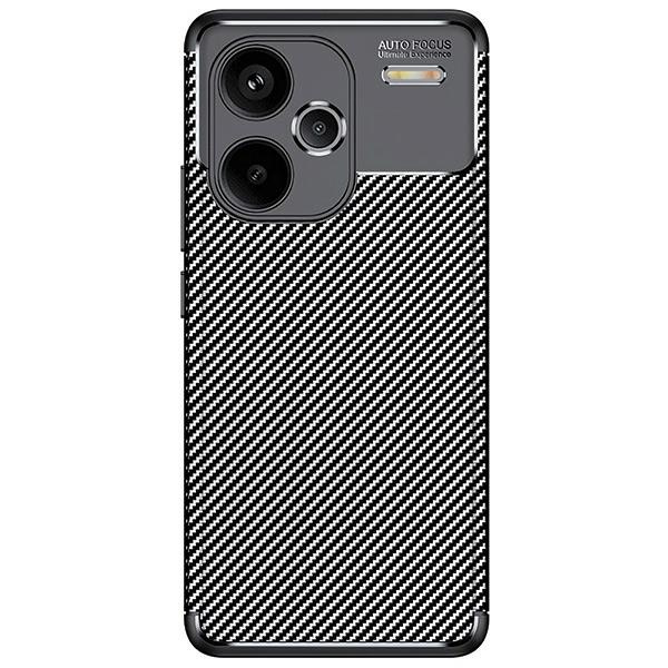 Beline Carbon Armor maciņš Xiaomi Redmi Note 13 Pro+ melns