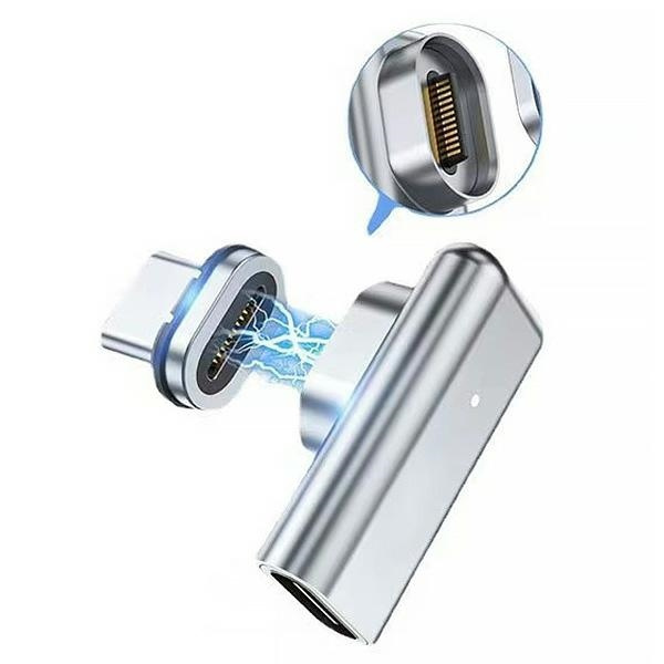 Beline Magnētiskais adapteris USB-C 100W DAC BLNAM01 sudraba
