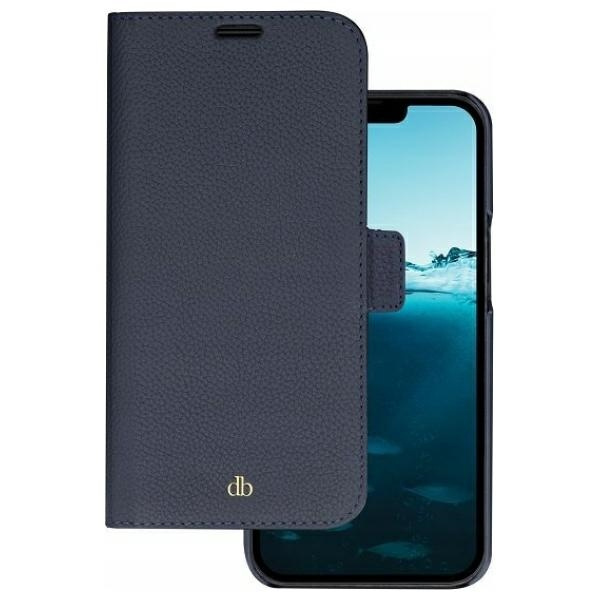 Maciņš dbramante 1928 New York 2w1 Wallet iPhone 14 Pro zils