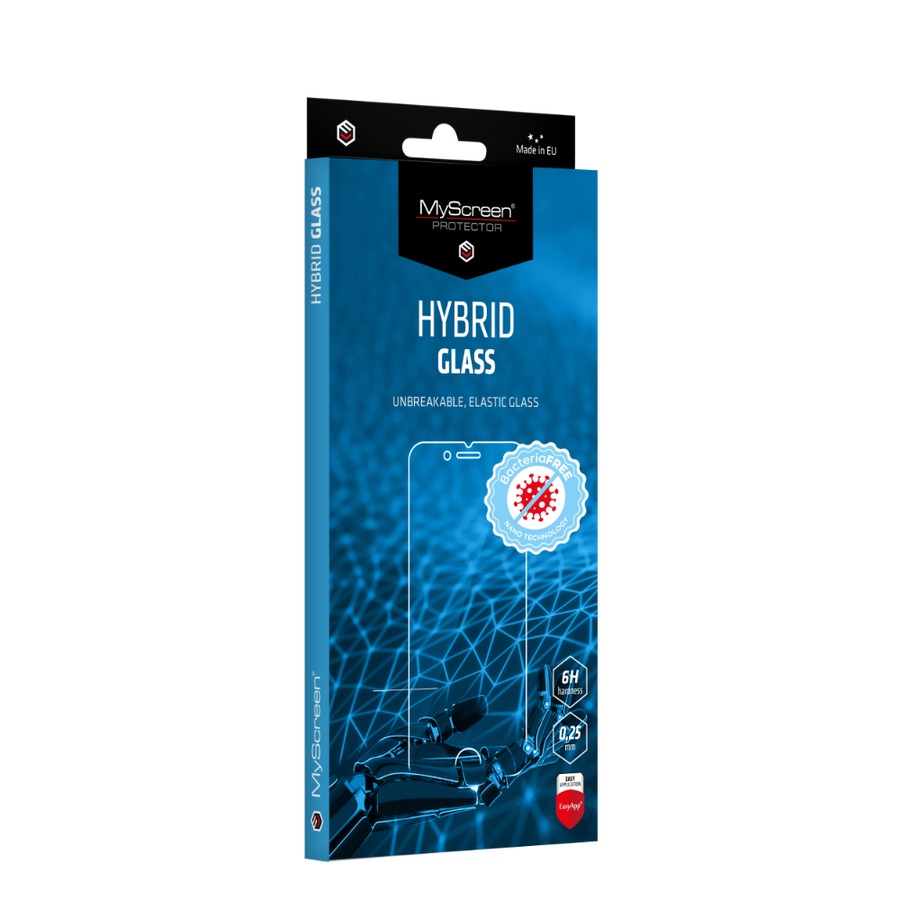 Aizsargplēve MyScreen DIAMOND HybridGLASS BacteriaFREE 6" EA Kit Apple iPhone 13/13 Pro 6.1"