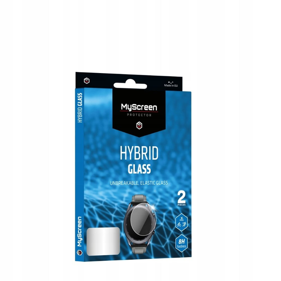 Hibrīda stikls MyScreen DIAMOND HybridGLASS edge3D EA melns SmartWatch Apple Watch 6/SE 40mm