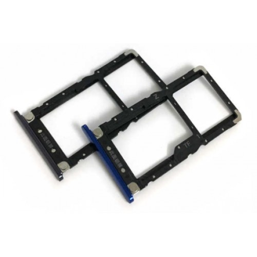 SIM Holder Saderīgs ar Xiaomi Mi 8 Lite SIM card holder Zils