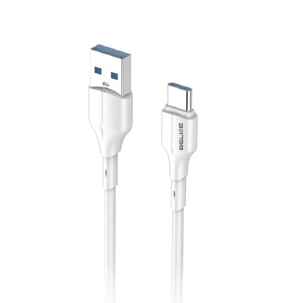 Beline Kabelis 25W USB-A/USB-C 1m balts BLNCWC01