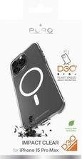 Puro Impact caurspīdīgs D3O Bio maciņš priekš iPhone 15 Pro Max - caurspīdīgs