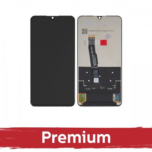 LCD Displejs Saderīgs ar Huawei P30 Lite Melns OEM