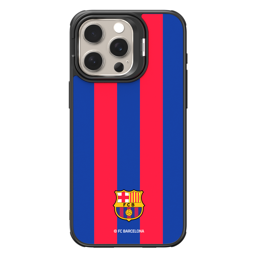 FC Barcelona Case iPhone 15 Pro Max Magnētiskais maciņš MagSafe OCFCBMCIP15PMBG BG