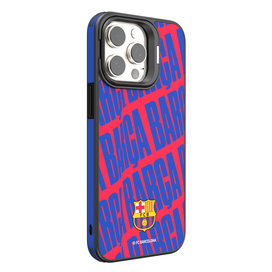 FC Barcelona case iPhone 15 Pro Max Magnētiskais maciņš MagSafe OCFCBMCIP15PMBC BC