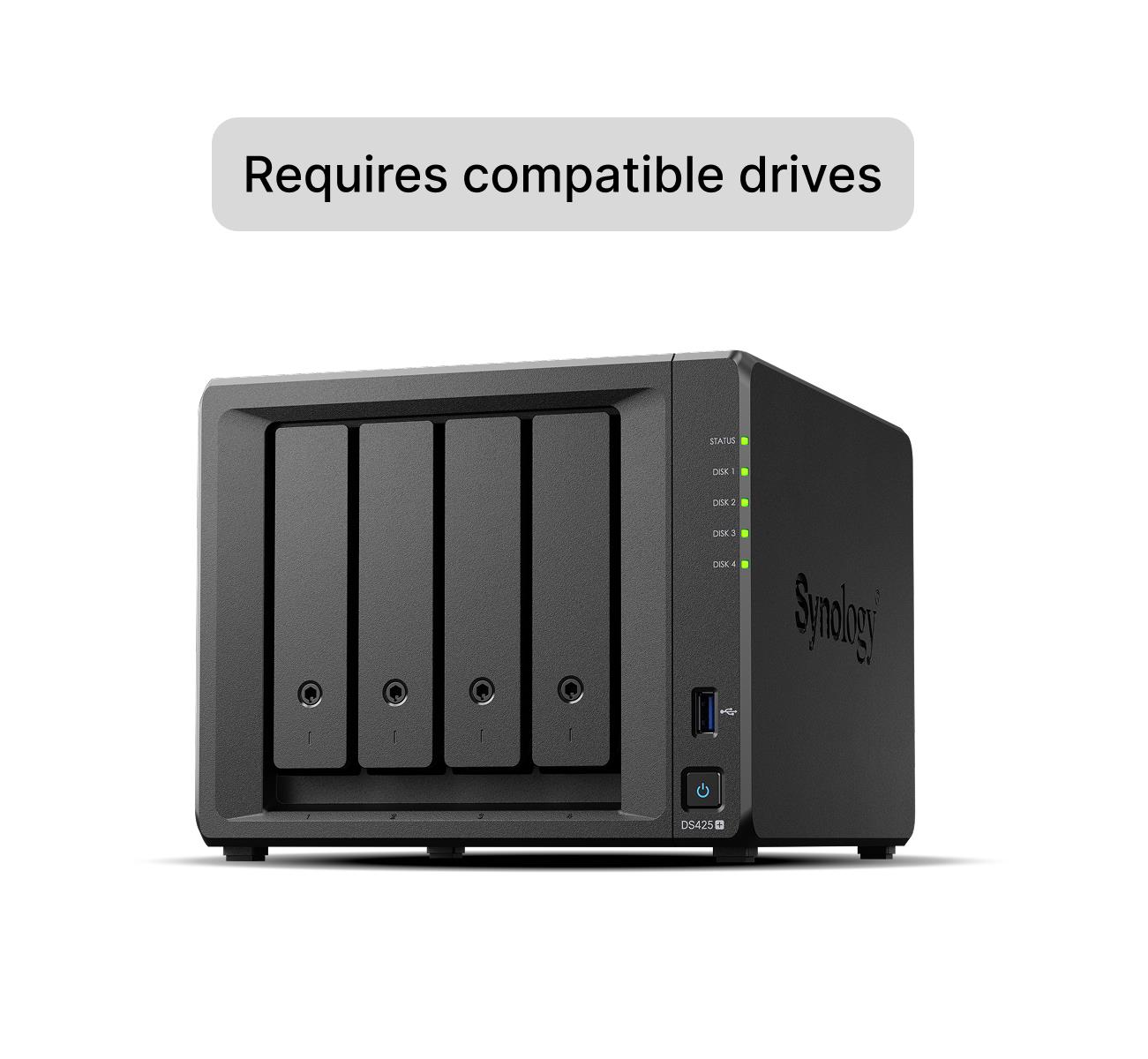 Tīkla krātuve SYNOLOGY DS425+ 4 nodalījumi 2GB