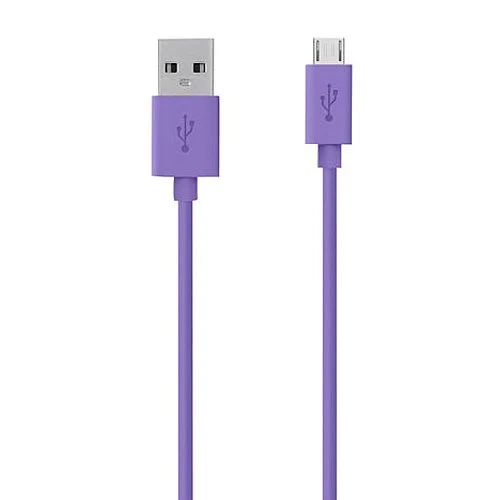 Belkin Range 2m Micro USB kabelis priekš Smartphones and Tablets - violets