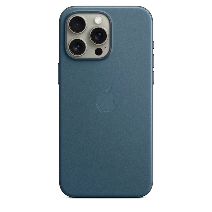 APPLE FINEWOVEN MACIŅŠ MT4Y3ZM/A IPHONE 15 PRO MAX PACIFIC BLUE BEZ IEPAKOJUMA AB KLASE