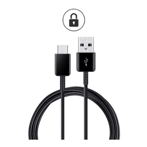 USB Kabelis Samsung EP-DG970BBE S10 Melns Original (Type-C)