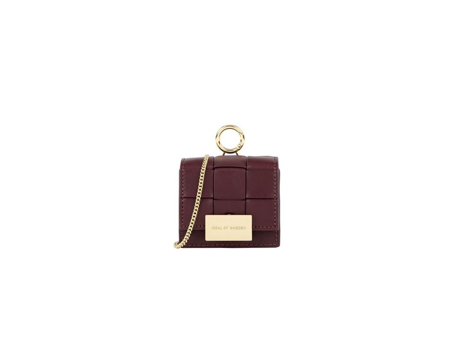 Ideal of Sweden Mayfair Clutch iPhone 11 Pro burgundiešu