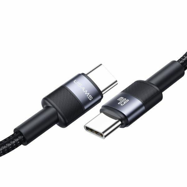 USAMS kabelis USB-C uz USB-C komplekts 30 gab. 60W 1,2m pīts SJ724ZJ01 (US-SJ724) SET 30PCS