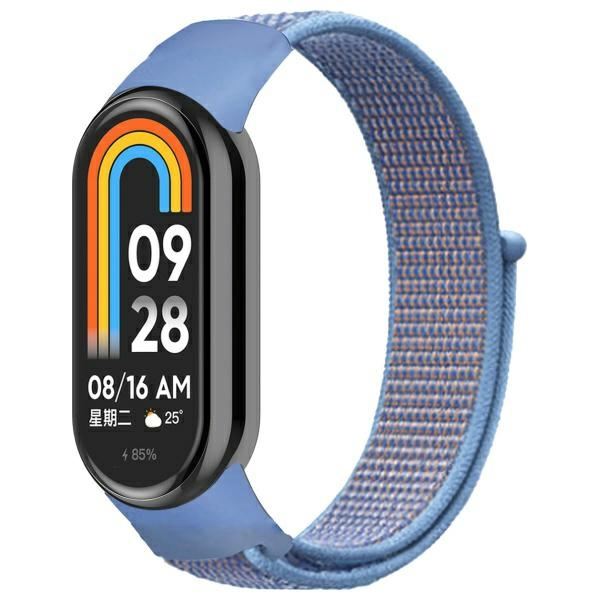 Beline siksniņa Mi Band 9/8 NylonLoop zils