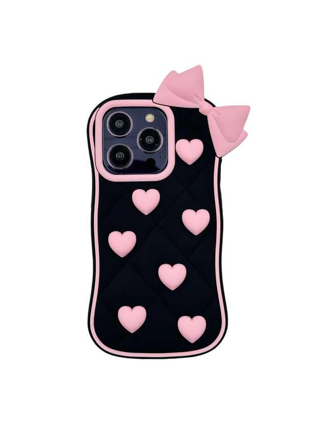 Maciņš 3D HEARTS IPHONE 15 PRO