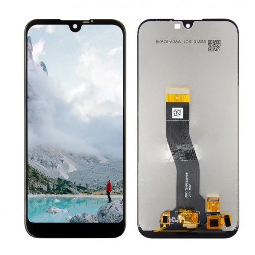 LCD Displejs Saderīgs ar Nokia 2.2 Melns HQ