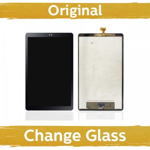 LCD Displejs Saderīgs ar Samsung T595 / T590 Tab A 2018 Melns (Renewed: China)