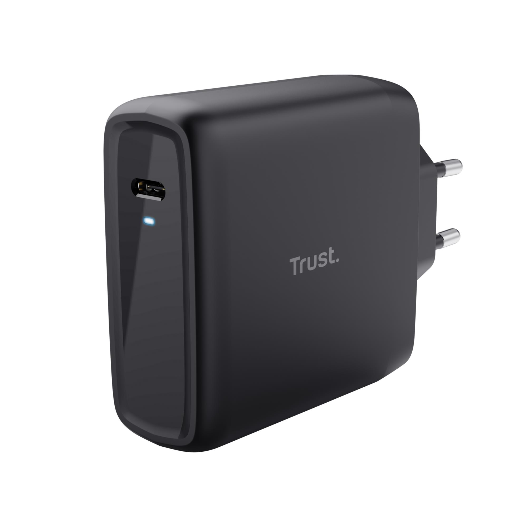 Tīkla lādētājs TRUST Maxo 100W USB-C melns