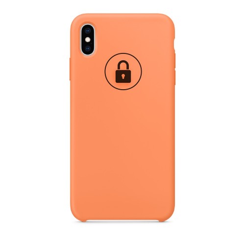 Phone Maciņš "Silicone Maciņš" priekš Apple iPhone Xs Max / Papaya / in package