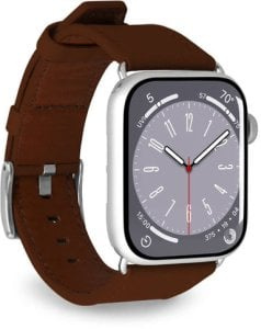 PURO E-Classic Apple Watch siksniņa 38/40/41/42mm brūns