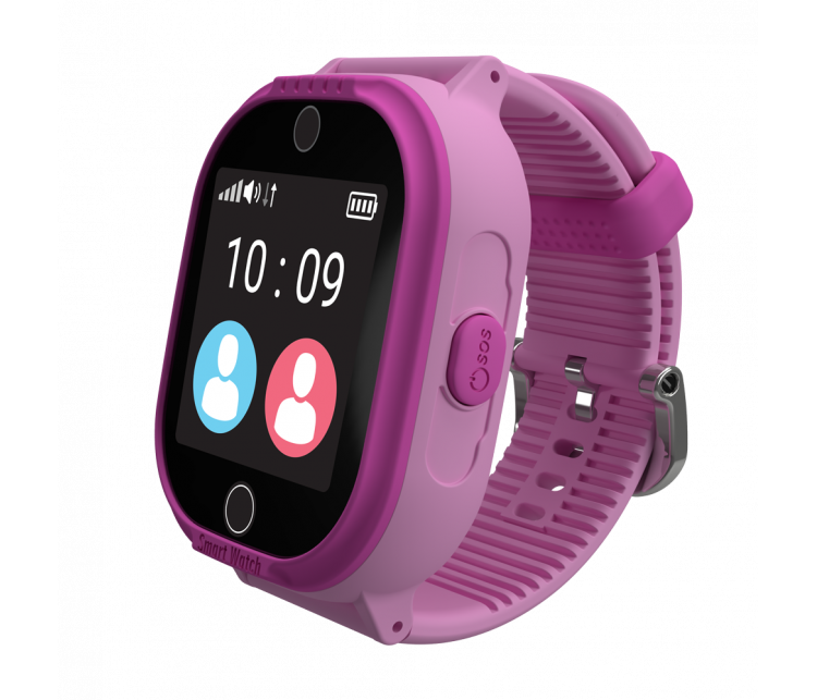 [OUTLET] MyKi Watch 4 Lite rozā ar Gumijas siksniņa rozā Stāvoklis AB strap