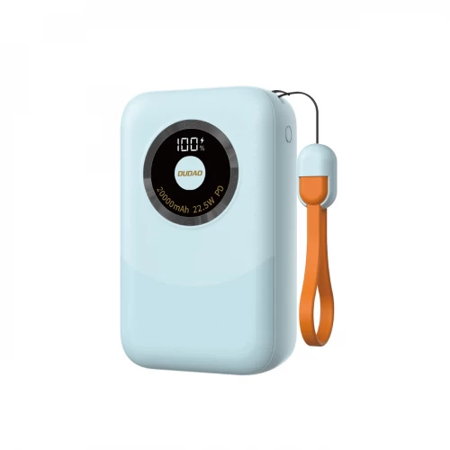 Portatīvais lādētājs Dudao K21Pro Mini zils 20000mAh 22.5W (PD / QC3.0)