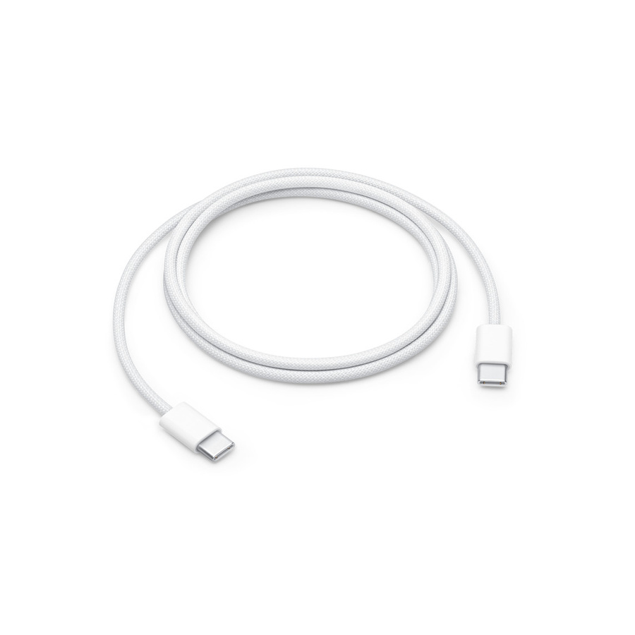APPLE A2795 pīts kabelis USB-C TO USB-C 60W 1M balts bez iepakojuma