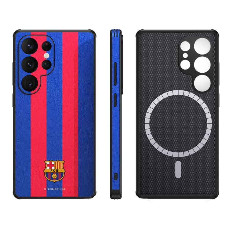 FC Barcelona maciņš Samsung Galaxy S25 magnētiskais maciņš MagSafe OCFCBMCS25USE SE