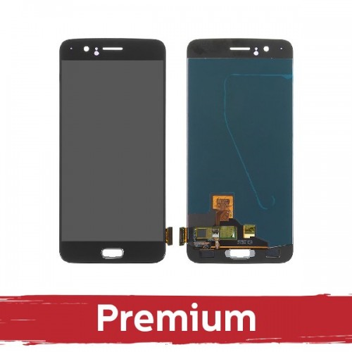 LCD Displejs Saderīgs ar OnePlus 5 A5000 Melns OEM