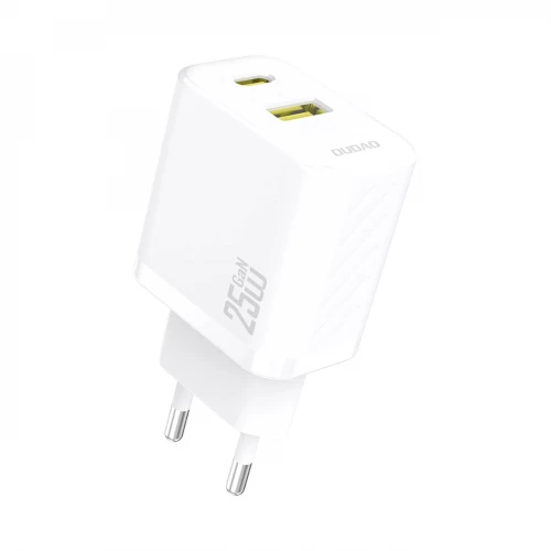 Lādētājs Dudao GaN A26T balts 25W (PD / QC3.0)