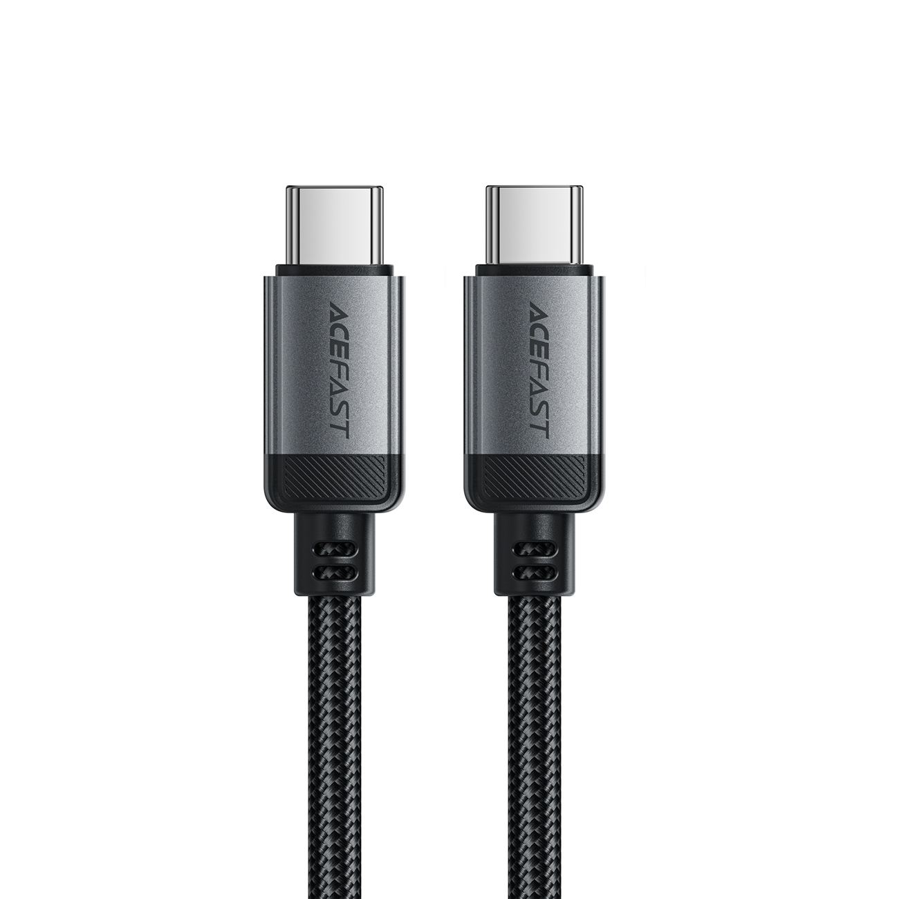 Acefast C20-03 USB-C kabelis - USB-C 480Mb/s 3A 1,2 m - melns