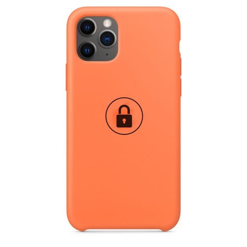 Phone Maciņš "Silicone Maciņš" priekš iPhone 11 Pro / Oranžs / in package
