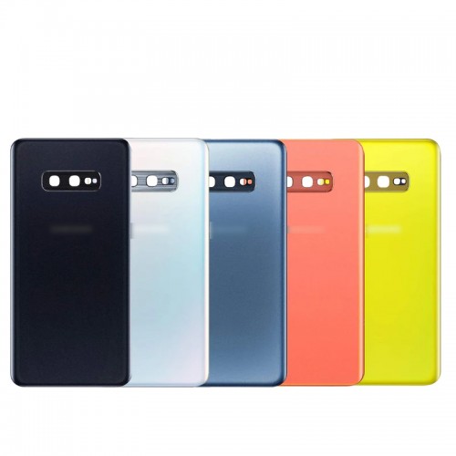 Aizmugurējais vāciņš Saderīgs ar Samsung G970 S10e / Prism Melns / (ar camera lens) HQ