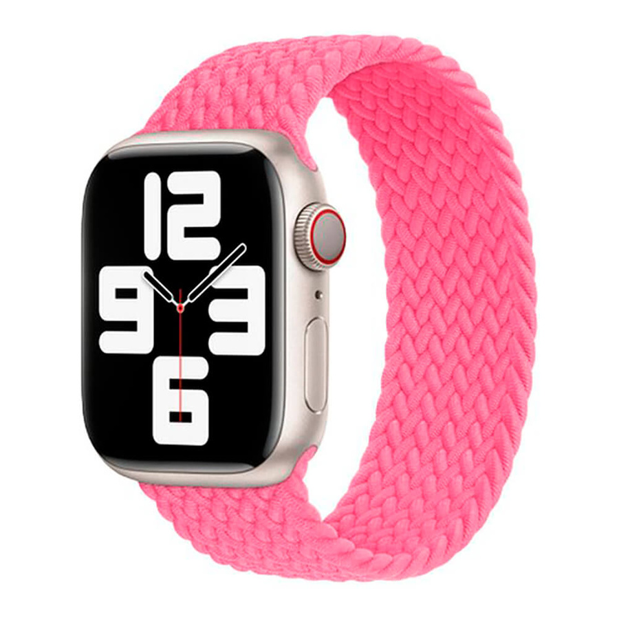 APPLE STRAP APPLE WATCH 3K439ZM/A pīta Solo Loop siksniņa 44/45/46/49MM SIZE 4 FLAMINGO oriģinālā plomba