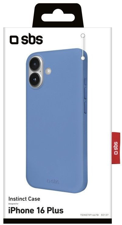 SBS Case Instinct maciņš for iPhone 16 Plus zils