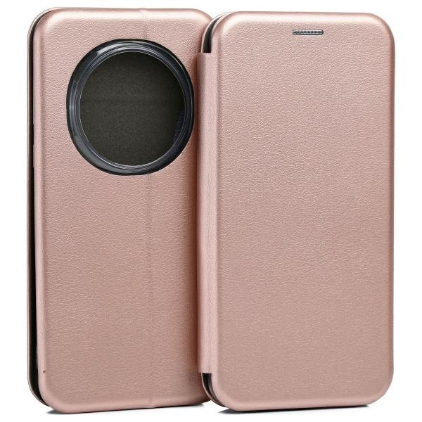 Beline Book Magnetic maciņš Honor Magic7 Pro rozā zelta