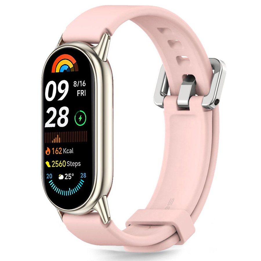 TECH-PROTECT ICONBAND CLASSIC XIAOMI SMART BAND 8 / 9 / 10 / NFC GAIŠI ROZĀ