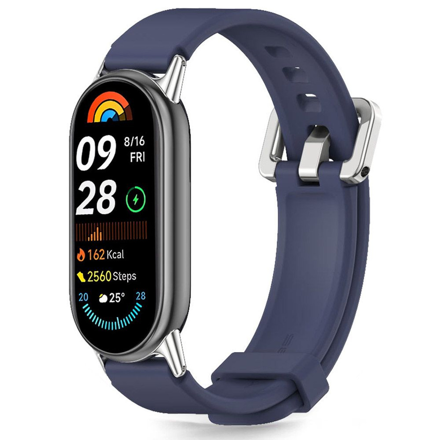 TECH-PROTECT ICONBAND CLASSIC XIAOMI SMART BAND 8 / 9 / 10 / NFC VĒTRAS ZILS