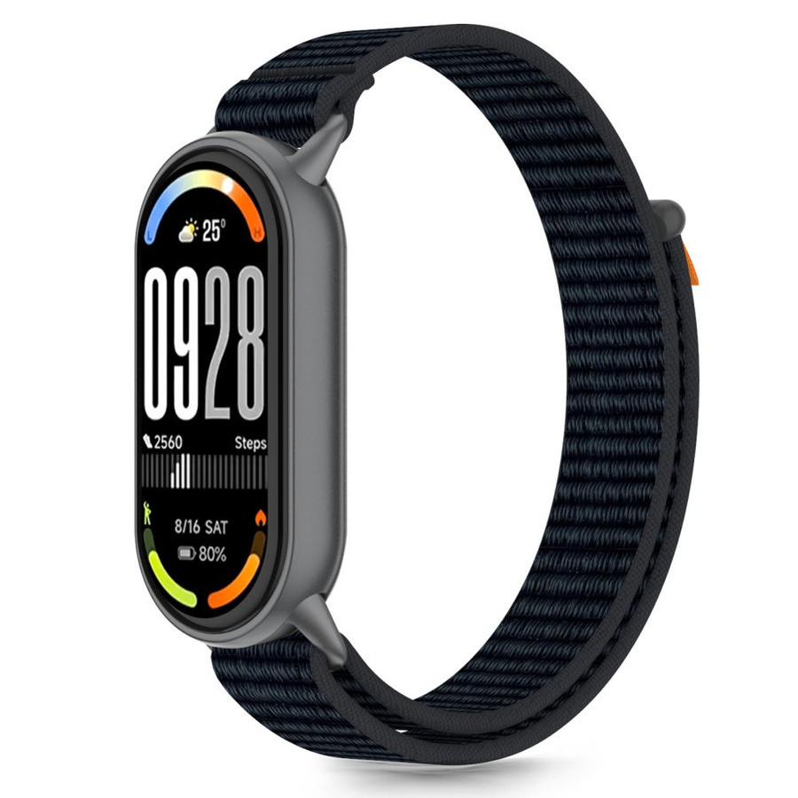 TECH-PROTECT NYLON STRIPE XIAOMI SMART BAND 8 / 9 / 10 / NFC MELNS/ORANŽS